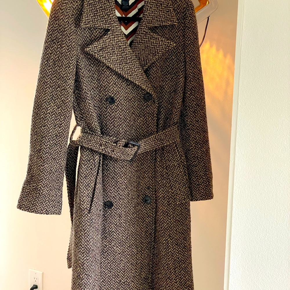 Marc by Marc Jacobs wool trench coat.